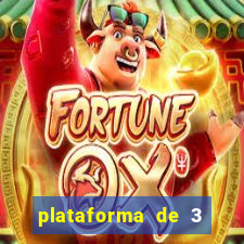 plataforma de 3 reais jogo